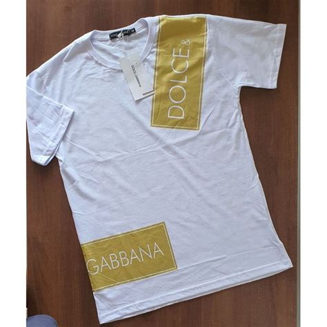 camiseta dolce gabbana branca|Dolce & Gabbana .